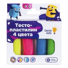 Фотография, изображение Набор для лепки «Тесто-пластилин 4 цвета» Genio Kids