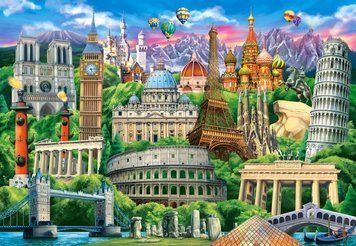 Світлина, зображення Пазл Castorland, Відомі місця, 1000 деталей (C-104901)