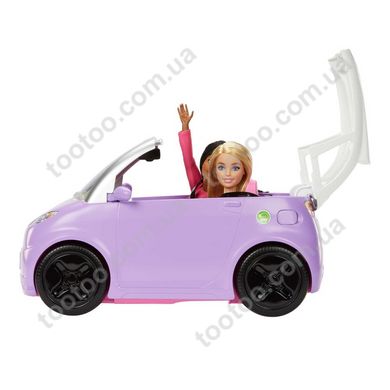 Фотография, изображение Электрокар с откидным верхом Barbie (HJV36)