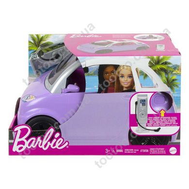 Фотография, изображение Электрокар с откидным верхом Barbie (HJV36)