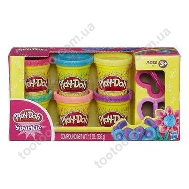 Фотография, изображение Hабор пластилина Play-Doh блестящая коллекция (A5417)