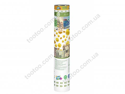 Хлопавка пневматична BEZANT купюри (долар, євро) папір 30 см (PFF533001)
