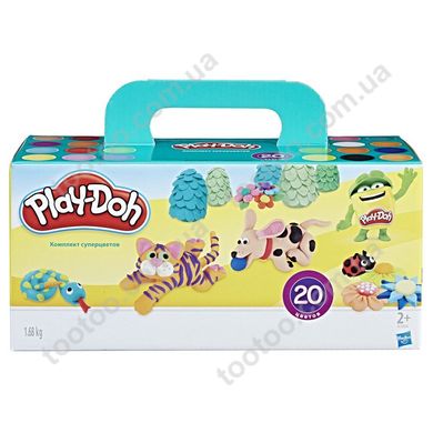 Фотография, изображение Набор пластилина Play-Doh 20 баночек (A7924)