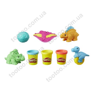 Фотография, изображение Игровой набор Play-Doh малыши-динозаврики (E1953)