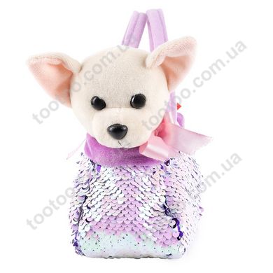 Фотография, изображение Мягкая игрушка FANCY Собачка в сумочке-переноске
