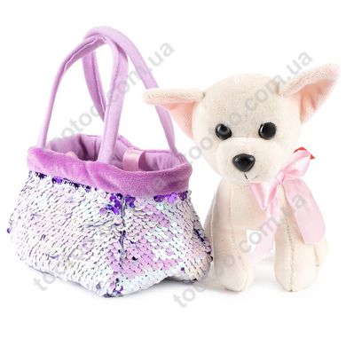 Фотография, изображение Мягкая игрушка FANCY Собачка в сумочке-переноске