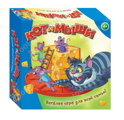 Фотография, изображение Детская настольная игра "Кот и мыши" - Dream Makers (707-38)