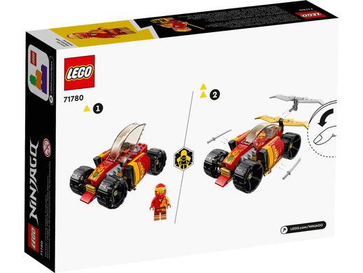 Конструктор LEGO Ninjago Гоночний автомобіль ніндзя Кая EVO (71780)