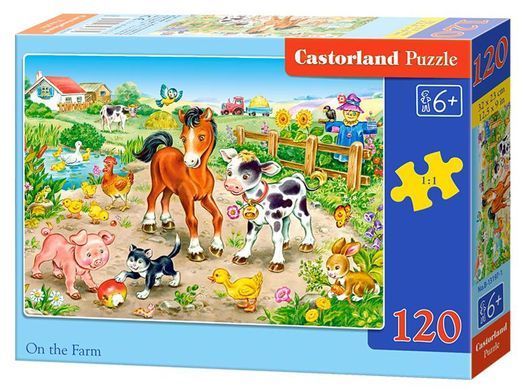 Світлина, зображення Пазл для дітей "На фермі" Castorland (B-13197)