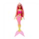Світлина, зображення Русалка з кольоровим волоссям серії Дрімтопія Barbie (HGR08), персиково-рожевий хвіст
