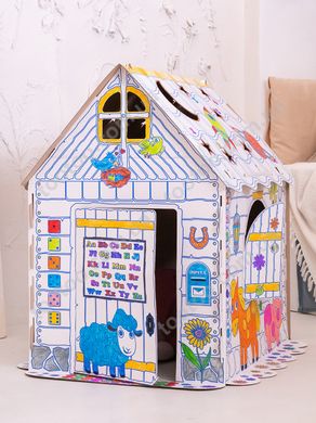Світлина, зображення Ігра дитяча кімнатна DREAM MAKERS "Будиночок для розфарбовування" (DOM1C_UA)