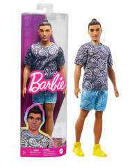 Світлина, зображення Лялька Кен "Модник" в футболці з візерунком пейслі Barbie (HPF80)