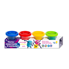 Світлина, зображення Набір для дитячої творчості "Тісто-пластилін 4 кольори" DGT-art (TY4400)