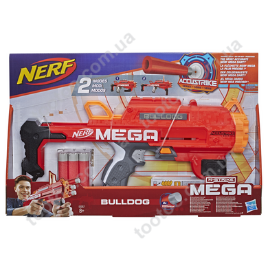 Фотография, изображение Бластер Hasbro Nerf Mega BULLDOG со стрелами (E3057)