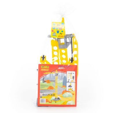 Игрушка Polesie башенный кран "Агат" на колёсиках большой (57167)