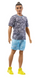 Кукла Кен "Модник" в футболке с узором пейсли Barbie (HPF80), фотография