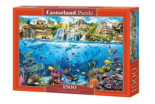 Фотография, изображение Пазл Castorland, Пиратский остров, 1500 деталей (C-152049)