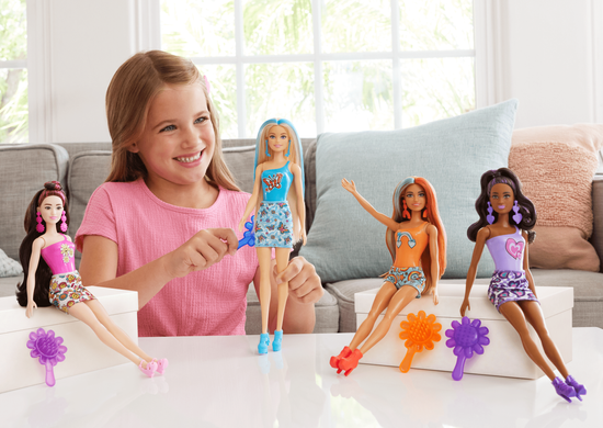Фотография, изображение Кукла "Цветное перевоплощение" Barbie, серия "Радужные и стильные" (в ас.) (HRK06)