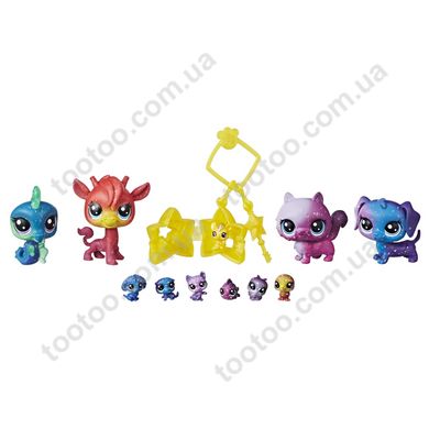 Фотография, изображение Игровой набор Hasbro Littlest Pet Shop 11 космических петов (E2130)