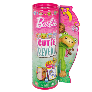 Світлина, зображення Лялька Barbie "Cutie Reveal" серії "Чудове комбо" – цуценя в костюмі жабки (HRK24)