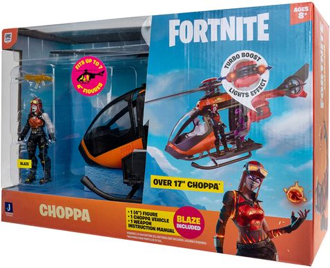 Світлина, зображення Ігровий набір Fortnite Feature Vehicle The Choppa, Blaze (FNT0653)