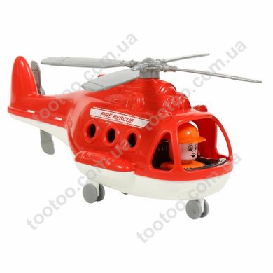 Фотография, изображение Игрушка Polesie вертолёт пожарный "Альфа" (в коробке) (68651)