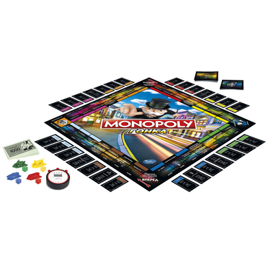 Світлина, зображення Гра настільна HASBRO Монополія Гонка (E7033)