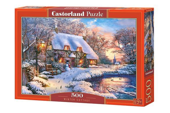 Фотография, изображение Пазл для детей "Зимний коттедж" Castorland (B-53278)