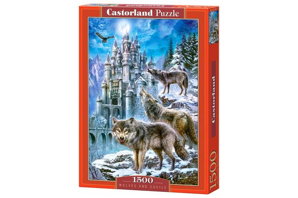 Фотография, изображение Пазл "Волки и замок" Castorland, 1500 шт (C-151141)