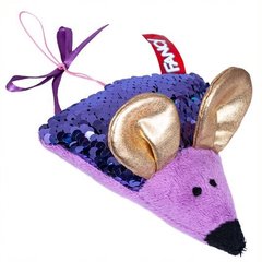 Фотография, изображение Мягкая игрушка мышонок сырник Fancy, фиолетовая