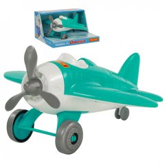 Фотография, изображение Игрушка Polesie самолёт "Омега" (в коробке) бирюзовый (70272-1)