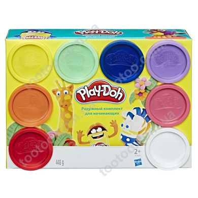 Фотография, изображение Набор пластилина Play-Doh из 8 мини-баночек (A7923)