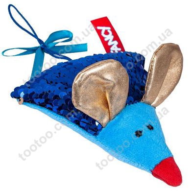 Фотография, изображение Мягкая игрушка мышонок Сырник Fancy, синяя