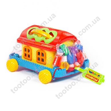 Фотография, изображение Детская развивающая игрушка Polesie, сказочный домик на колесиках