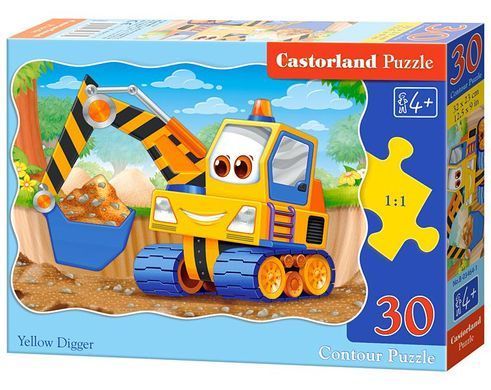 Фотография, изображение Пазл для детей "Экскаватор" Castorland (B-03464)