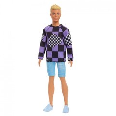 Світлина, зображення Лялька Кен "Модник" у светрі в клітинку Barbie (HBV25)