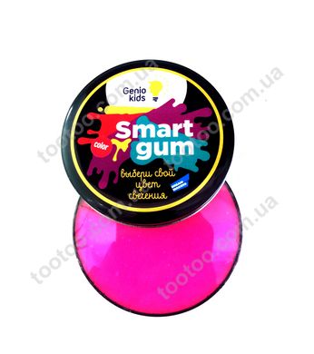 Фотография, изображение Умный пластилин «SMART GUM», цветное свечение GENIO KIDS (HG06)