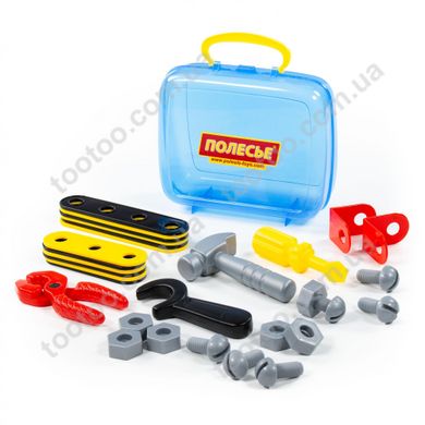 Фотография, изображение Игровой набор для мальчика "Механик" (30 элементов в чемоданчике), Polesie (56498)