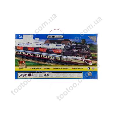 Фотография, изображение Детский игровой набор железной дорога Essa "Пассажирский паровоз" (1601A-3B)