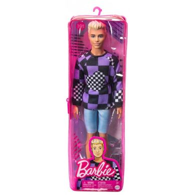 Фотография, изображение Кукла Кен "Модник" в свитере в клетку Barbie (HBV25)