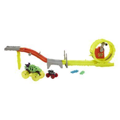 Фотография, изображение Трек Hot Wheels Monster Trucks Power Smashers Заряжай и преследуй (HXT05)