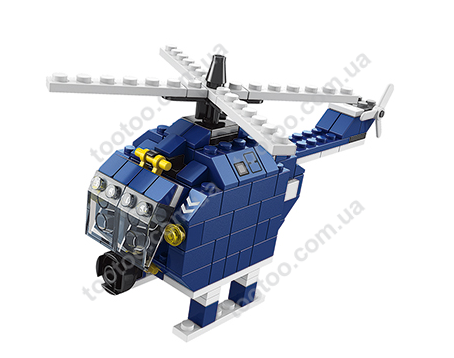 Конструктор "Полицейский вертолет", 1000 деталей (K8978-2)