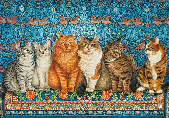 Фотография, изображение Пазл для детей "Благородные кошки" Castorland (B-53469)