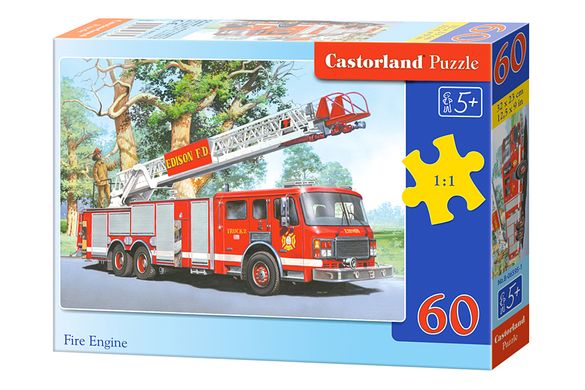 Фотография, изображение Пазл для детей "Пожарная машина" Castorland (B-06359)