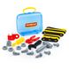 Ігровий набір для хлопчика "Механік" (30 елементів у валізці), Polesie (56498), фотографія