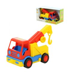 Світлина, зображення Іграшка WADER-POLESIE "Базик", автомобіль-евакуатор у коробці, (37633)