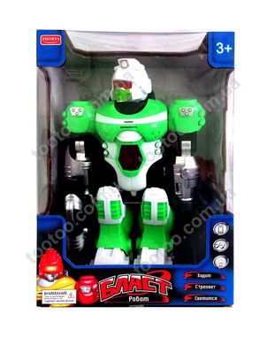 Фотография, изображение Игрушка ZHORYA робот "Бласт" зеленый (ZYC-0752-1/2/3-2)