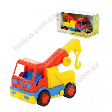 Світлина, зображення Іграшка WADER-POLESIE "Базик", автомобіль-евакуатор у коробці, (37633)