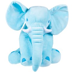 Фотография, изображение Мягкая игрушка Слон Элвис FANCY, голубой 46 см