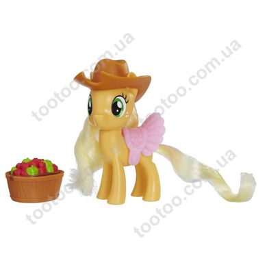Фотография, изображение Игровой набор Hasbro My Little Pony Епплджек з аксессуарами (E1928_E2565)
